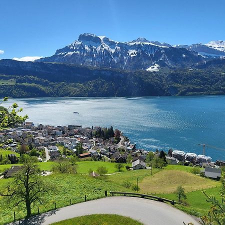 Hotel Platten Apartment Gersau Bagian luar foto