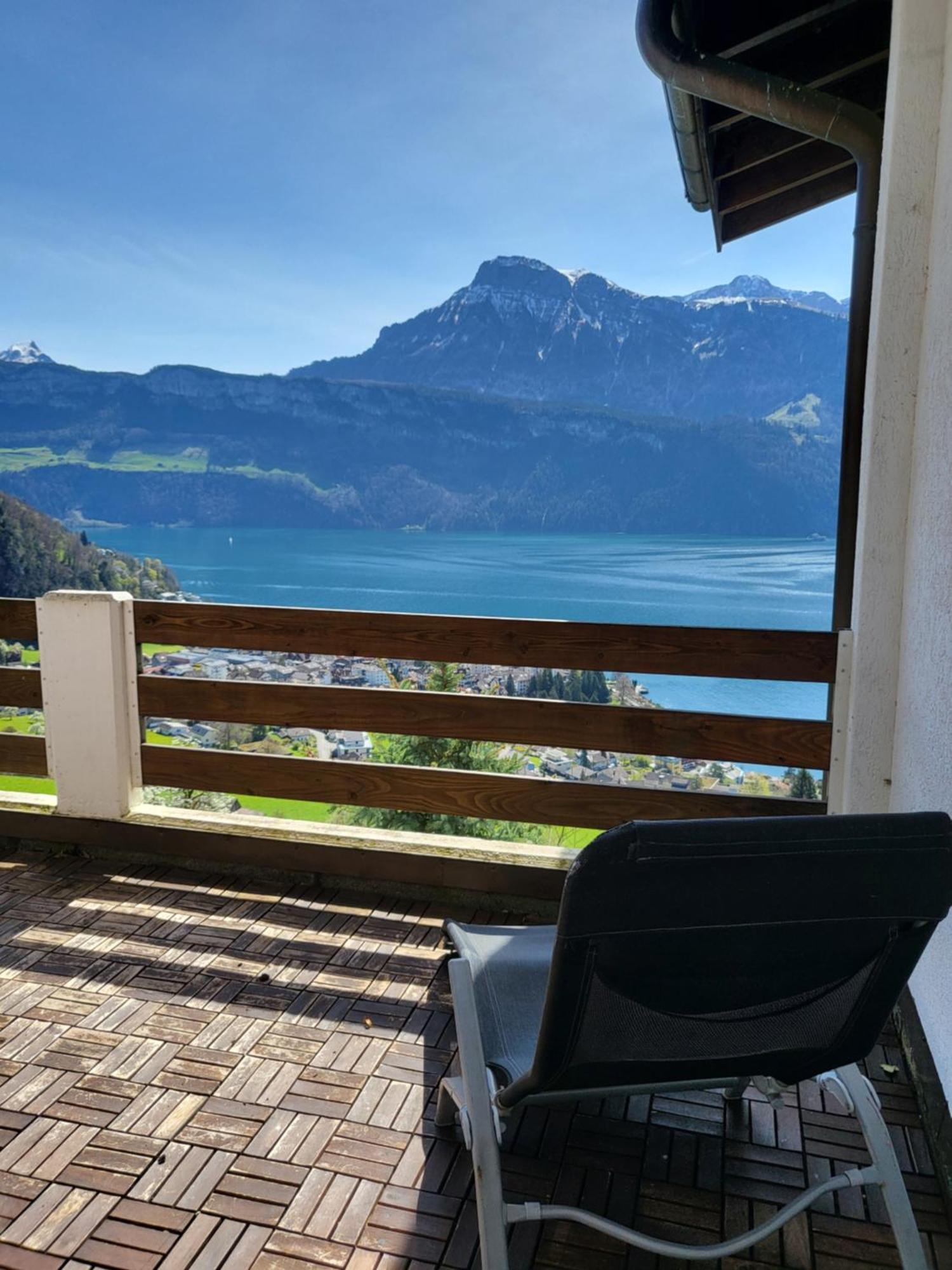 Hotel Platten Apartment Gersau Bagian luar foto