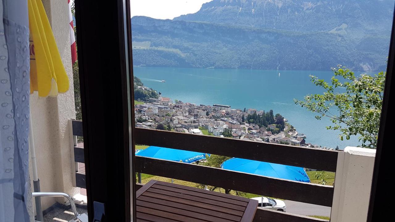 Hotel Platten Apartment Gersau Bagian luar foto
