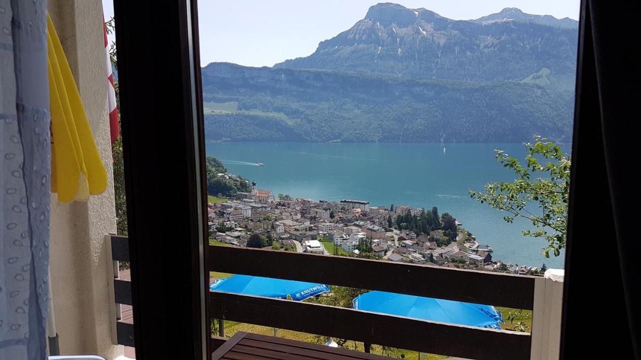 Hotel Platten Apartment Gersau Bagian luar foto